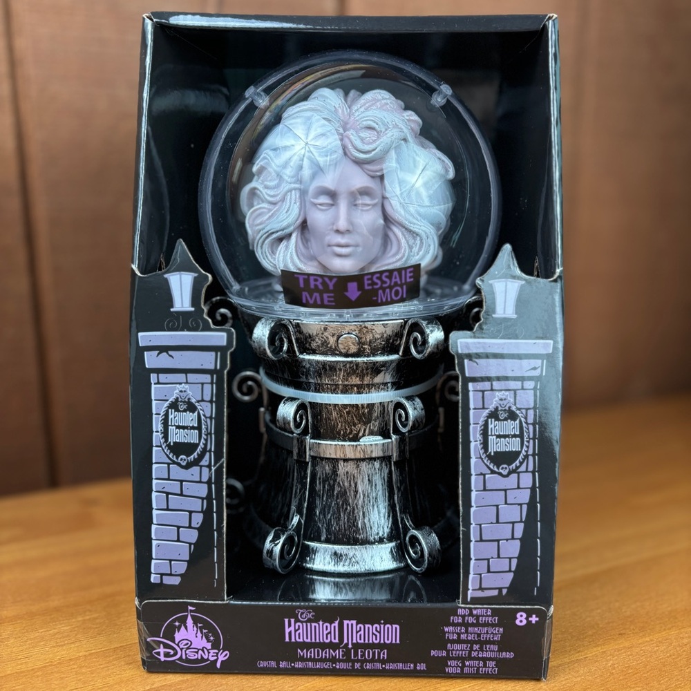 Disney Haunted Mansion Madame Leota Crystal Ball Figurine, Light up